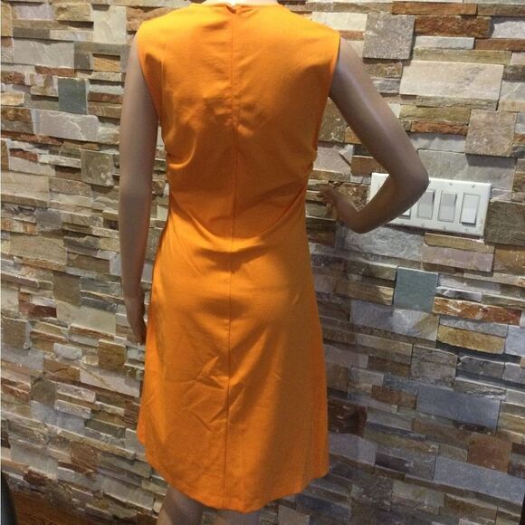 COS Cathered Orange Dress - Picture 2 of 9